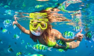 snorkelling blue lagoon padang bai