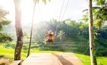 tegalalang rice terrace swing