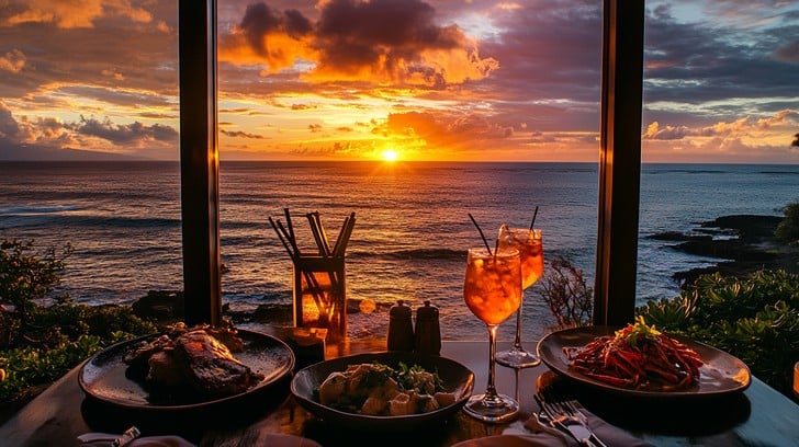 sunset dinner jimbaran