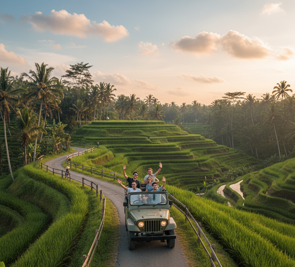 bali tegalalang treking