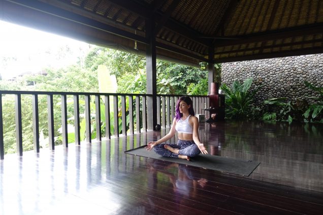 COMO Shambhala yoga pavilion overlooking