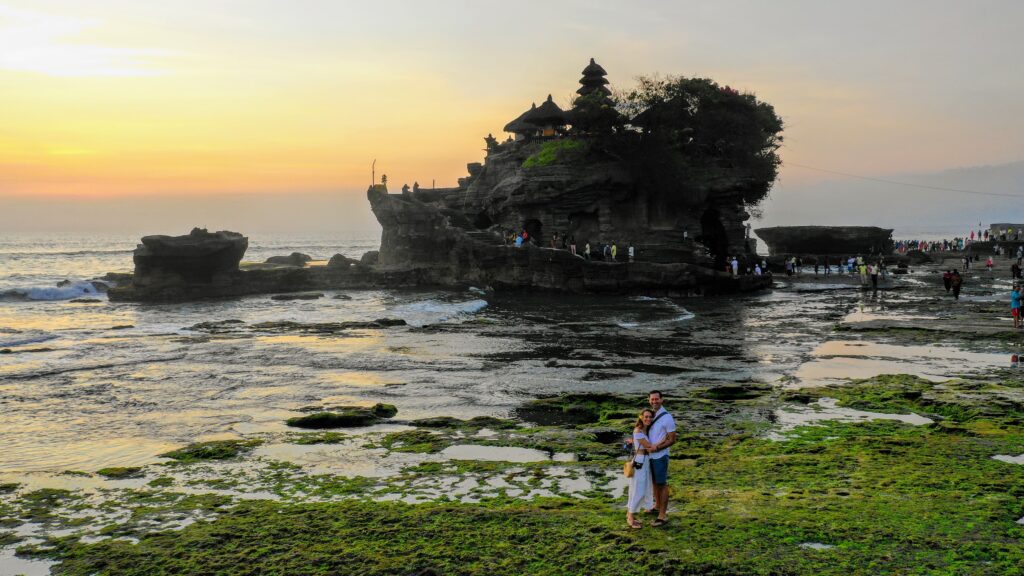 tanah lot sunset