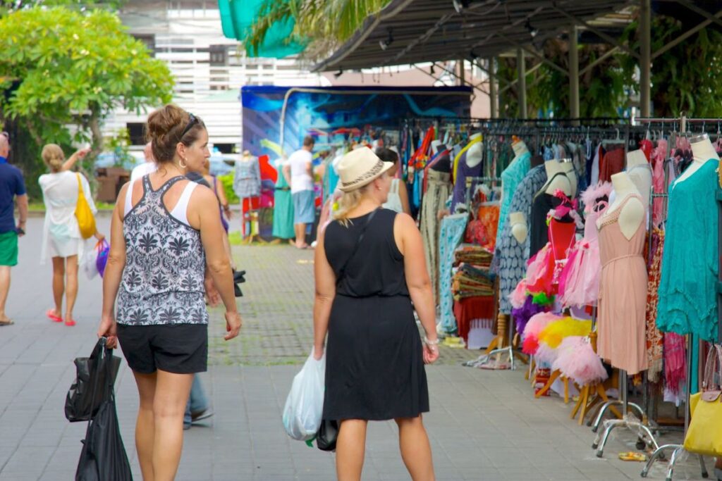 shopping in seminyak