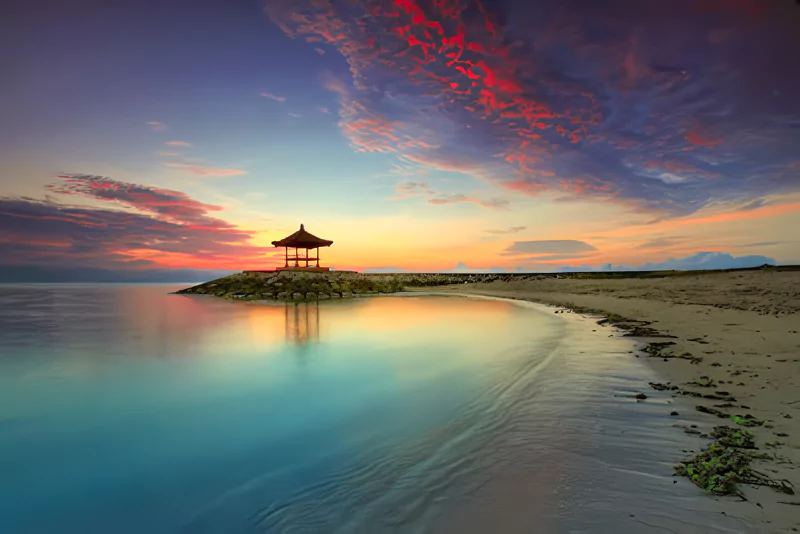 sunrise pantai sanur